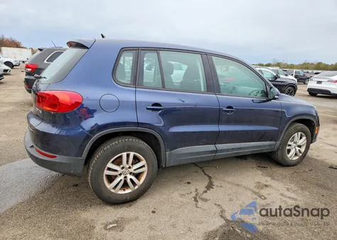 2013 Volkswagen Tiguan S from USA, damaged, VIN WVGAV3AX9DW596842